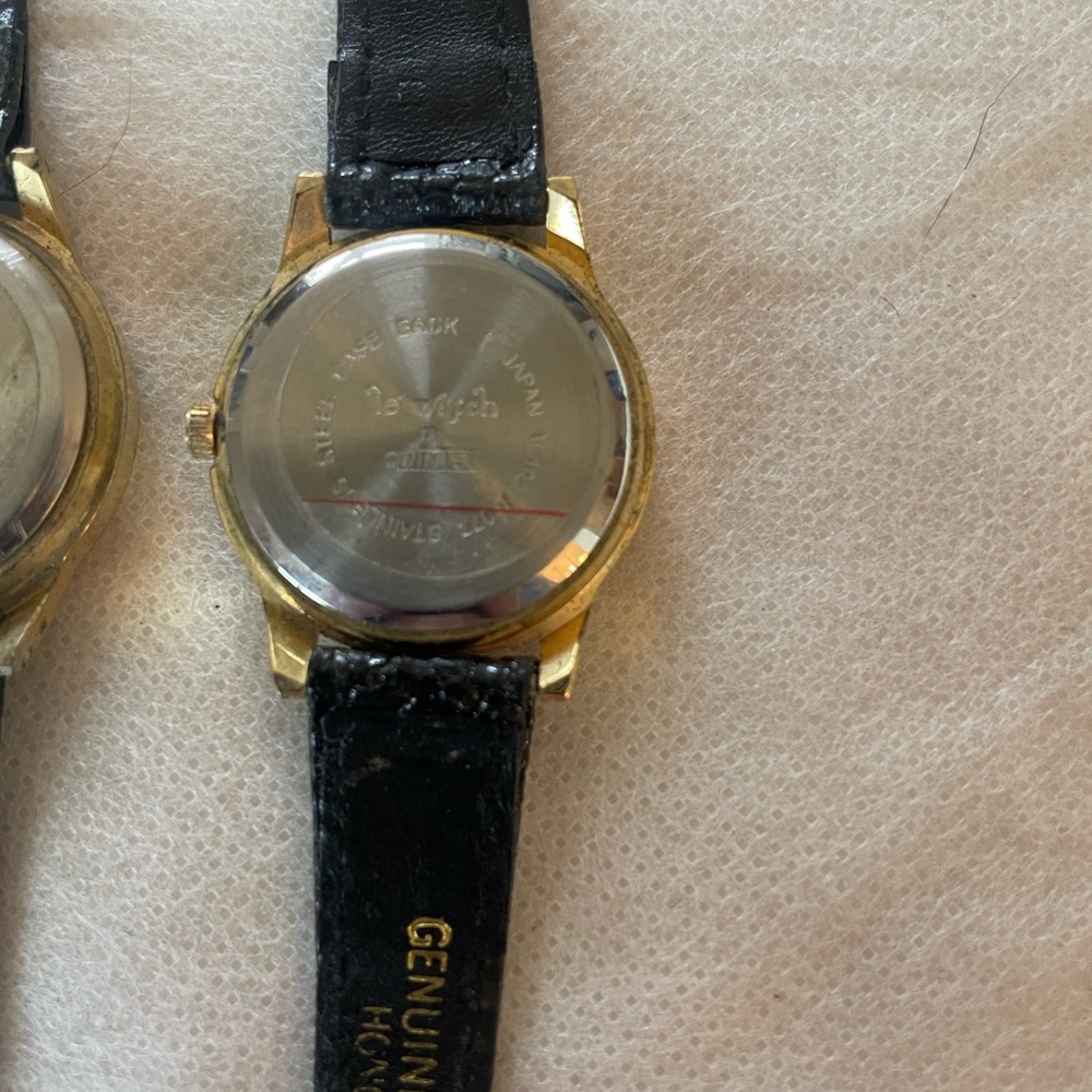 Le Witch Witch Design Black Strap pair of Watches - Picture 11 of 12